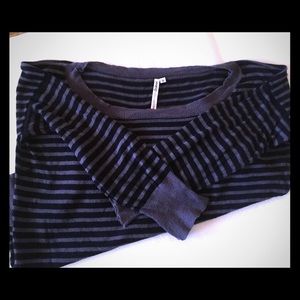 YOUNG FABULOUS & BROKE stripe sweater S